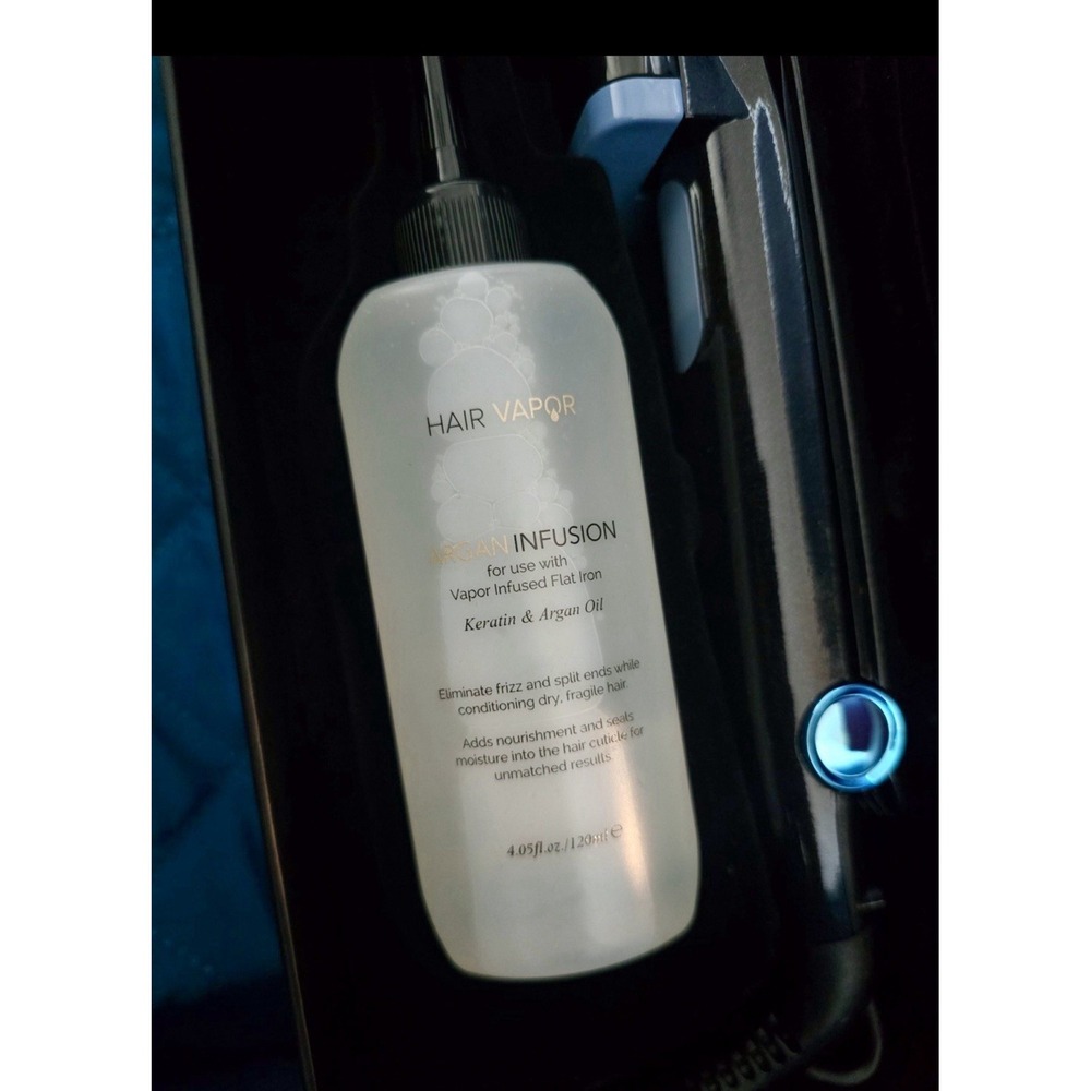 SOLEIL Vapor Infused+ FLAT IRON BRAND NEW MSRP $499 Metallic Blue - Picture 3 of 6